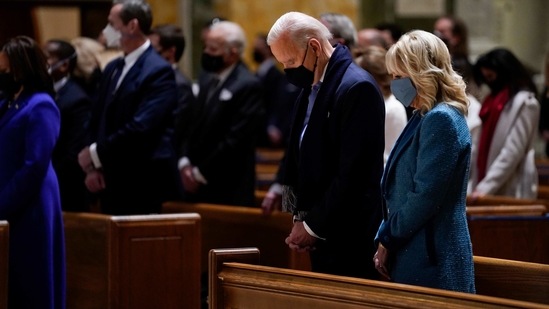 "It's a new day in America," Biden said on Twitter ahead of his inauguration.(AP) "It's a new day in America," Biden said on Twitter ahead of his inauguration.(AP)