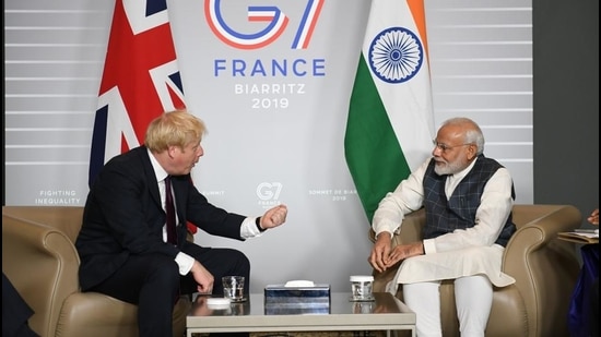 A new report by Chatham House describes India as UK’s ‘rival’ or ‘at best, an awkward counterpart’ on par with Russia, Turkey and Saudi Arabia. It also weighs in against the idea of expanding G7 to include India (Getty Images) A new report by Chatham House describes India as UK’s ‘rival’ or ‘at best, an awkward counterpart’ on par with Russia, Turkey and Saudi Arabia. It also weighs in against the idea of expanding G7 to include India (Getty Images)