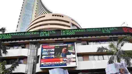 Sensex ends at record high of 49,792, Nifty at 14,645(PTI) Sensex ends at record high of 49,792, Nifty at 14,645(PTI)
