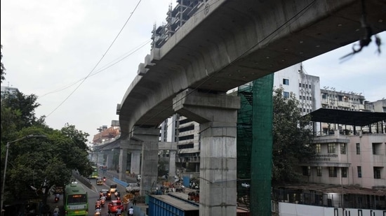As activist and political leaders raised concern over the flood level, Maha Metro issued a press statement on Tuesday. (HT PHOTO) As activist and political leaders raised concern over the flood level, Maha Metro issued a press statement on Tuesday. (HT PHOTO)