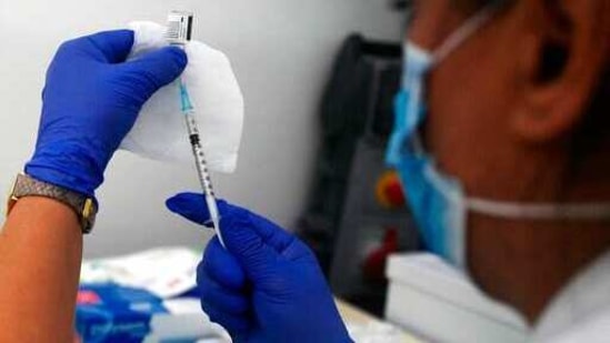 A medic prepares vaccination against Covid-19 at a vaccination centre in France.(AP File Photo ) A medic prepares vaccination against Covid-19 at a vaccination centre in France.(AP File Photo )