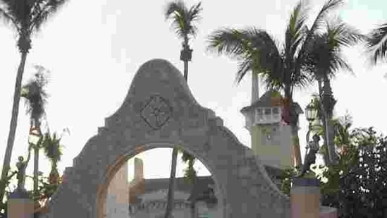 A file photo of the Mar-a-Lago estate(AP) A file photo of the Mar-a-Lago estate(AP)