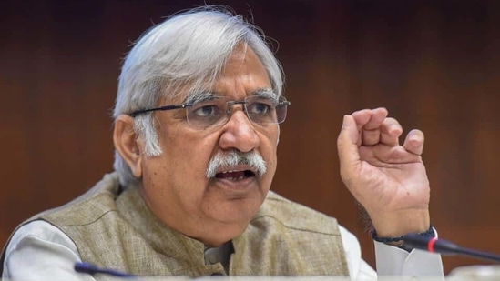 Chief Election Commissioner Sunil Arora at a press conference in New Delhi.(PTI File Photo ) Chief Election Commissioner Sunil Arora at a press conference in New Delhi.(PTI File Photo )
