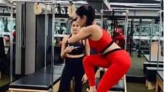 Katrina Kaif has discovered the benefits of Pilates. 
