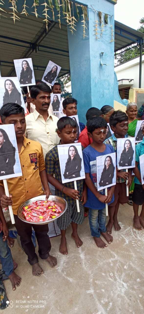 Kamala Harris particularly struck a chord with Tamil people and her heritage when she called out to her ‘chithis’ (referring to a parent’s younger sister in Tamil) during her speech in August at the Democratic National Convention. (M Roopesh/HT Photo )
