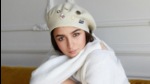 Alia Bhatt snuggles up in a turtleneck jumper accessorised with a beanie (Photo: Instagram/AliaBhatt) Alia Bhatt snuggles up in a turtleneck jumper accessorised with a beanie (Photo: Instagram/AliaBhatt)