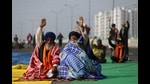 Farmers take part in a protest against the newly passed farm laws on the outskirts of Delhi, December 17, 2020 (REUTERS) Farmers take part in a protest against the newly passed farm laws on the outskirts of Delhi, December 17, 2020 (REUTERS)