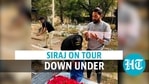 Siraj visits father's grave Siraj visits father's grave