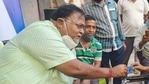 TMC secretary-general Partha Chatterjee alleged that people are being forced to vote for a particular political party. (@itspcofficial/Twitter) TMC secretary-general Partha Chatterjee alleged that people are being forced to vote for a particular political party. (@itspcofficial/Twitter)