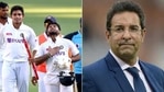 Wasim Akram congratulates India on Test series win Down Under(HT Collage) Wasim Akram congratulates India on Test series win Down Under(HT Collage)