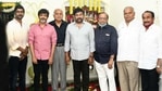 In Lucifer's Telugu remake, Chiranjeevi will step into Mohanlal's shoes. In Lucifer's Telugu remake, Chiranjeevi will step into Mohanlal's shoes.