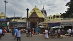 On Thursday, the Jagannath Temple administration waived off the requirement of a Covid-19 negative report for devotees, but made wearing of masks mandatory for those entering the shrine. (HT FILE PHOTO).(HT File Photo) On Thursday, the Jagannath Temple administration waived off the requirement of a Covid-19 negative report for devotees, but made wearing of masks mandatory for those entering the shrine. (HT FILE PHOTO).(HT File Photo)