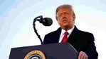 President Donald Trump speaks before boarding Air Force One at Andrews Air Force Base.(AP) President Donald Trump speaks before boarding Air Force One at Andrews Air Force Base.(AP)