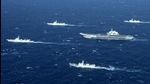 File photo of a Chinese Navy formation, including the aircraft carrier Liaoning (centre), during military drills in the South China Sea. (AFP file) File photo of a Chinese Navy formation, including the aircraft carrier Liaoning (centre), during military drills in the South China Sea. (AFP file)
