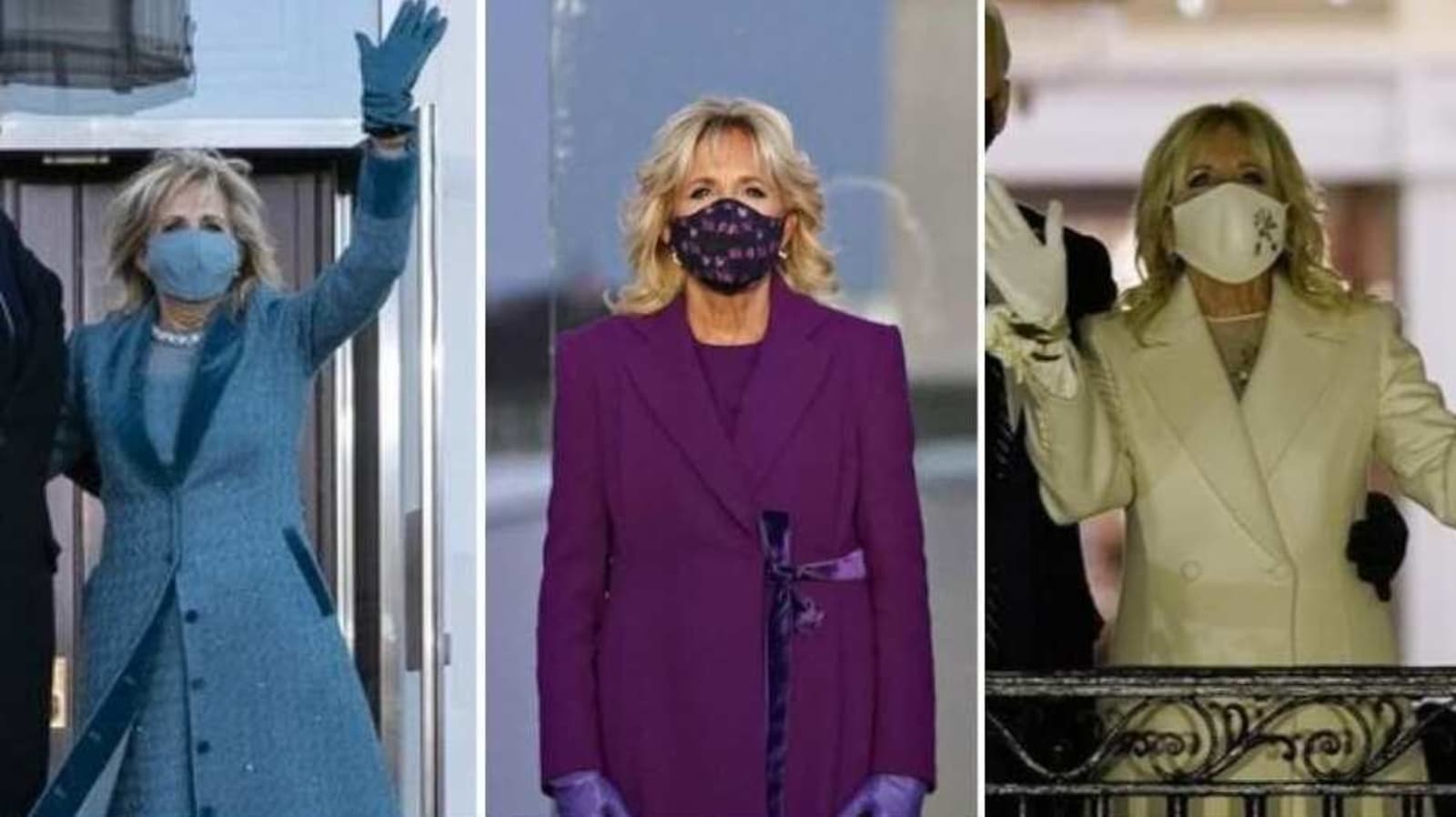 FLOTUS Dr Jill Biden's Inauguration Day outfits and their