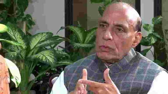 The meeting was held at Union minister Rajnath Singh’s residence on Wednesday. (File photo)