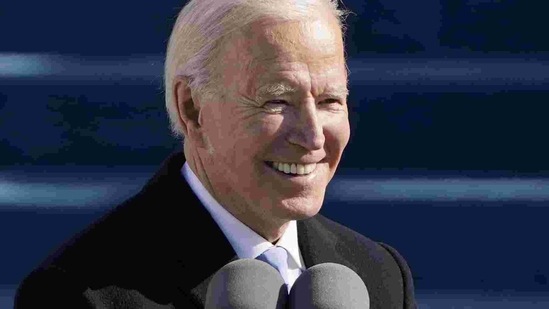 U.S. President Joe Biden speaks during the 59th presidential inauguration in Washington, D.C., U.S., on Wednesday, Jan. 20, 2021. Biden will propose a broad immigration overhaul on his first day as president, including a shortened pathway to U.S. citizenship for undocumented migrants - a complete reversal from Donald Trump's immigration restrictions and crackdowns, but one that faces major roadblocks in Congress. Photographer: Patrick Semansky/AP Photo/Bloomberg(Bloomberg) U.S. President Joe Biden speaks during the 59th presidential inauguration in Washington, D.C., U.S., on Wednesday, Jan. 20, 2021. Biden will propose a broad immigration overhaul on his first day as president, including a shortened pathway to U.S. citizenship for undocumented migrants - a complete reversal from Donald Trump's immigration restrictions and crackdowns, but one that faces major roadblocks in Congress. Photographer: Patrick Semansky/AP Photo/Bloomberg(Bloomberg)