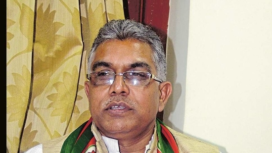 Bengal BJP chief Dilip Ghosh says electoral rolls contains names of Rohingyas.(Prateek Choudhury/Hindustan Times File Photo) Bengal BJP chief Dilip Ghosh says electoral rolls contains names of Rohingyas.(Prateek Choudhury/Hindustan Times File Photo)