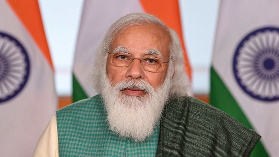 Prime Minister Narendra Modi at an interaction with the Beneficiaries of Pradhan Mantri Awaas Yojana - Gramin, through video conferencing, in New Delhi, Wednesday, Jan. 20, 2021. (PTI) Prime Minister Narendra Modi at an interaction with the Beneficiaries of Pradhan Mantri Awaas Yojana - Gramin, through video conferencing, in New Delhi, Wednesday, Jan. 20, 2021. (PTI)