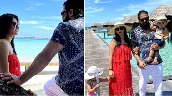 Yash Radhika Pandit Sex - KGF 2 star Yash, wife Radhika Pandit share fresh pics from Maldives holiday  - Hindustan Times