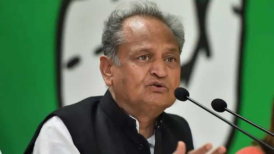 Rajasthan chief minister Ashok Gehlot.(PTI file)