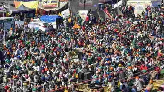 A statement put out by the unions said a full general body meeting of the Samyukt Kisan Morcha was held on Thursday.(PTI Photo)