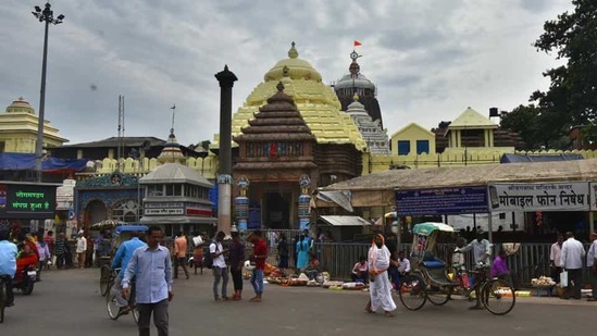 On Thursday, the Jagannath Temple administration waived off the requirement of a Covid-19 negative report for devotees, but made wearing of masks mandatory for those entering the shrine. (HT FILE PHOTO).(HT File Photo) On Thursday, the Jagannath Temple administration waived off the requirement of a Covid-19 negative report for devotees, but made wearing of masks mandatory for those entering the shrine. (HT FILE PHOTO).(HT File Photo)