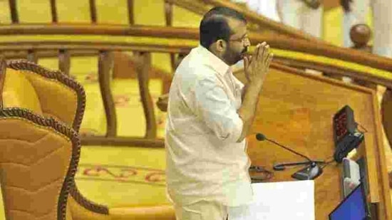 Kerala assembly Speaker P Sreeramakrishnan. (@cpimspeak/Twitter) Kerala assembly Speaker P Sreeramakrishnan. (@cpimspeak/Twitter)