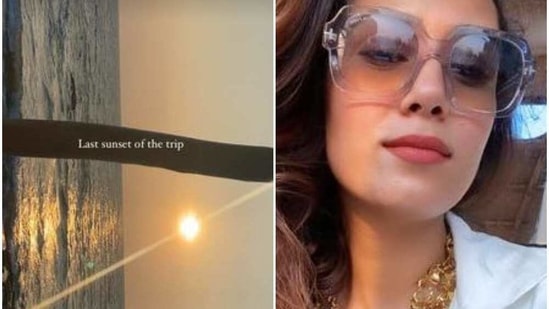 Mira Rajput has indicated that her vacation is about to end. 
