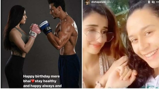 Disha Patani and Tiger Shroff have shared Instagram posts for Krishna.