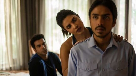 The White Tiger movie review: Adarsh Gourav, Priyanka Chopra Jonas and Rajkummar Rao in a still from the new Ramin Bahrani film. 