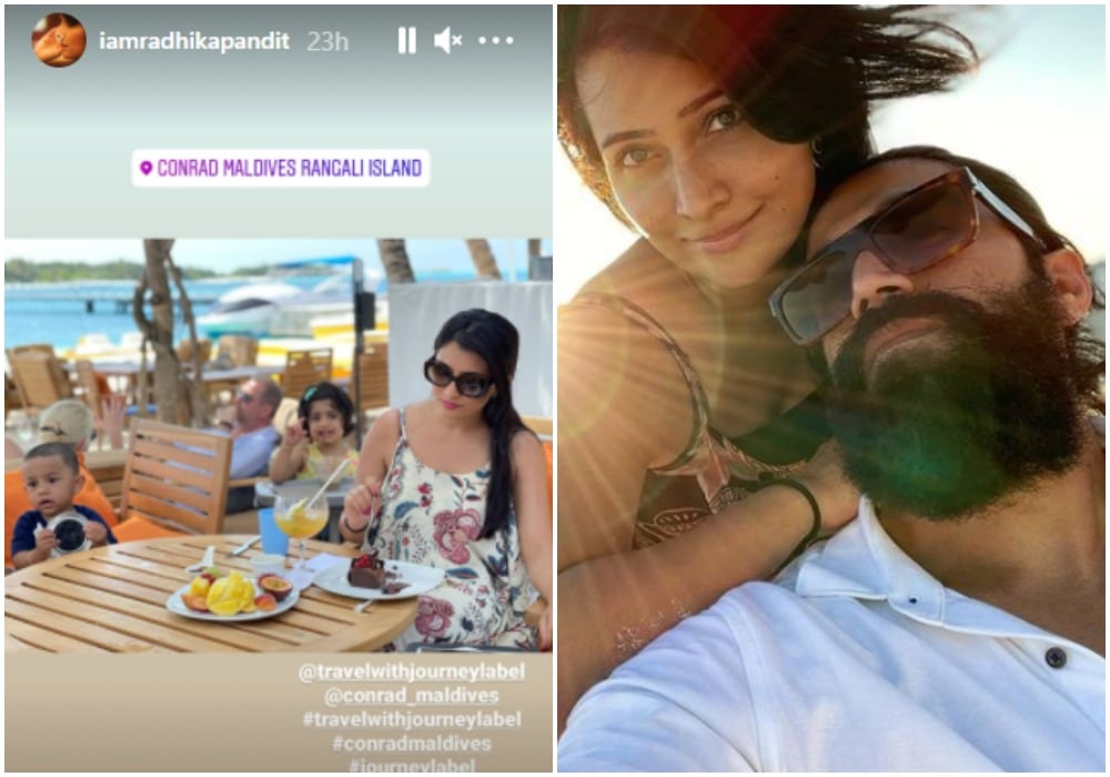 Radhika Pandit shared more pictures from the holiday. Radhika Pandit shared more pictures from the holiday.