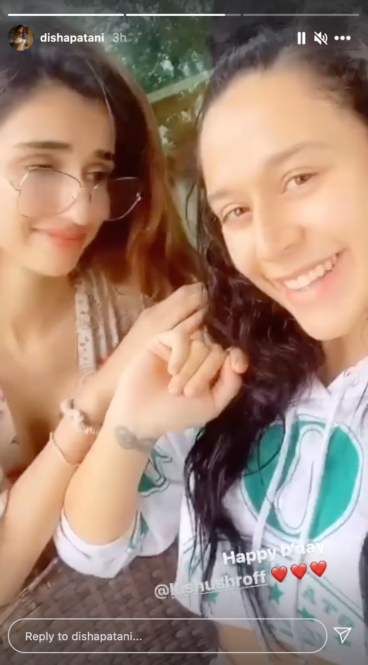 A still from the video shared by Disha.