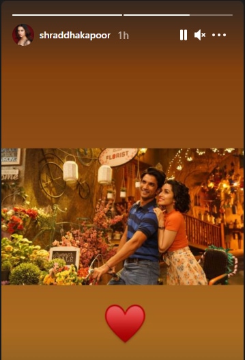 Shraddha Kapoor's Instagram story.