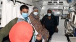 RJD supremo Lalu Prasad Yadav taken for a test test to private hospital, due to his sudden health change, in Ranchi on Friday. (ANI Photo) RJD supremo Lalu Prasad Yadav taken for a test test to private hospital, due to his sudden health change, in Ranchi on Friday. (ANI Photo)
