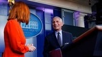 White House press secretary Jen Psaki and Dr Anthony Fauci during a press briefing in the James Brady Press Briefing Room at the White House.(AP) White House press secretary Jen Psaki and Dr Anthony Fauci during a press briefing in the James Brady Press Briefing Room at the White House.(AP)