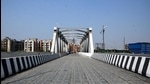 The new Patripool Rail Over Bridge (ROB) will be inaugurated by CM Uddhav Thackeray through a video conference. (Rishikesh Choudhary/HT photo) The new Patripool Rail Over Bridge (ROB) will be inaugurated by CM Uddhav Thackeray through a video conference. (Rishikesh Choudhary/HT photo)
