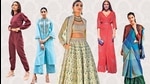Designers have been rethinking their collections. Above, a printed jumpsuit with relaxed silhouette by Nachiket Barve. An Anita Dongre lehenga with pockets, made up of pieces that can be reused separately. A powder blue chanderi kurta with trousers meant for comfort, by Ritu Kumar. A dressy sweatsuit with statement sleeves by Twenty Dresses. A woollen sari by Anavila Misra. Designers have been rethinking their collections. Above, a printed jumpsuit with relaxed silhouette by Nachiket Barve. An Anita Dongre lehenga with pockets, made up of pieces that can be reused separately. A powder blue chanderi kurta with trousers meant for comfort, by Ritu Kumar. A dressy sweatsuit with statement sleeves by Twenty Dresses. A woollen sari by Anavila Misra.