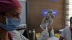 A medical worker fills a syringe with Covishield, AstraZeneca-Oxford's Covid-19 coronavirus vaccine made by Serum Institute of India, at a hospital in Ahmedabad. (AFP) A medical worker fills a syringe with Covishield, AstraZeneca-Oxford's Covid-19 coronavirus vaccine made by Serum Institute of India, at a hospital in Ahmedabad. (AFP)
