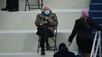 This image of Bernie Sanders has sparked meme fest on Twitter.(Screengrab) This image of Bernie Sanders has sparked meme fest on Twitter.(Screengrab)