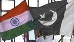 File photo of Indian and Pakistani flags. File photo of Indian and Pakistani flags.