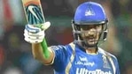 Deepak Hooda became the second Baroda batsman to score a century on first-class debut.(PTI) Deepak Hooda became the second Baroda batsman to score a century on first-class debut.(PTI)