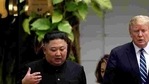 North Korea's leader Kim Jong Un and then-US president Donald Trump talk during the second North Korea-U.S. summit in Hanoi, Vietnam on February 28, 2019.(Reuters File Photo) North Korea's leader Kim Jong Un and then-US president Donald Trump talk during the second North Korea-U.S. summit in Hanoi, Vietnam on February 28, 2019.(Reuters File Photo)