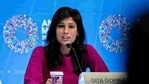 Gita Gopinath, chief economist at the International Monetary Fund (IMF) speaks at a World Economic Outlook news conference in Washington.(Bloomberg) Gita Gopinath, chief economist at the International Monetary Fund (IMF) speaks at a World Economic Outlook news conference in Washington.(Bloomberg)