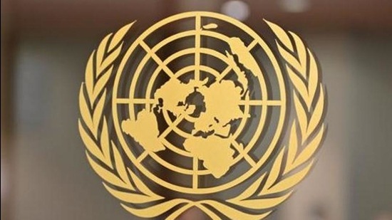 The UN logo at the United Nations headquarters in New York. (HT archive) The UN logo at the United Nations headquarters in New York. (HT archive)