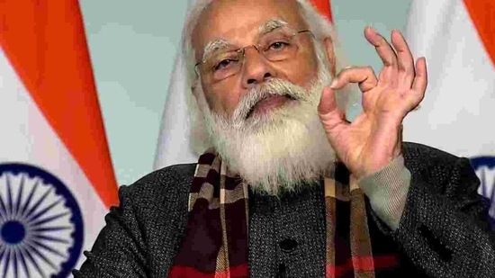 Prime Minister Narendra Modi was effusive in his praise of ADMK founder.(PTI photo) Prime Minister Narendra Modi was effusive in his praise of ADMK founder.(PTI photo)