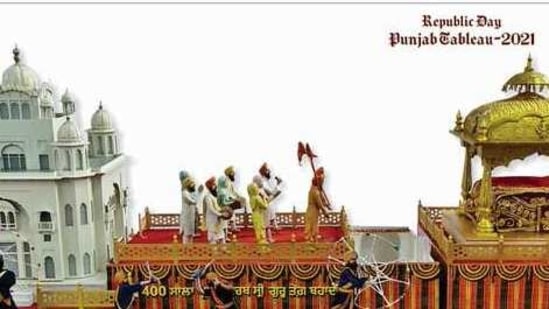 The tableau of Punjab has been selected for the Republic Day parade for the fifth consecutive year.(ANI/Twitter) The tableau of Punjab has been selected for the Republic Day parade for the fifth consecutive year.(ANI/Twitter)