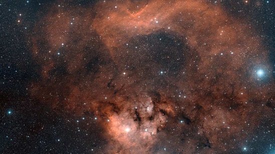 The image shows a region of space known as NGC 7822.(Instagram/@nasachandraxray) The image shows a region of space known as NGC 7822.(Instagram/@nasachandraxray)