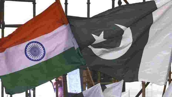 File photo of Indian and Pakistani flags. File photo of Indian and Pakistani flags.