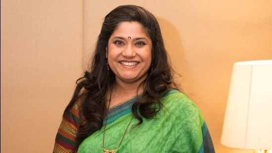 Renuka Shahane is working on a book, which is a tongue-in-cheek look at the life in the 80s and is writing two screenplays too. (Photo by Sarang Gupta/Hindustan Times) (Hindustan Times) Renuka Shahane is working on a book, which is a tongue-in-cheek look at the life in the 80s and is writing two screenplays too. (Photo by Sarang Gupta/Hindustan Times) (Hindustan Times)